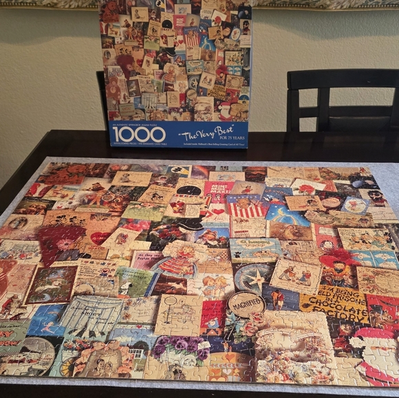 Vintage 1985 Springbok Hallmark Greeting Cards 1000 Piece Jigsaw Puzzle - EUC - Picture 4 of 7